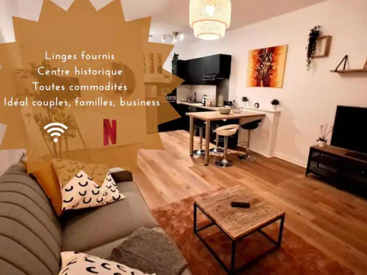 Le Saint Jean , Centre Historique, Wifi, Tout Equipe, Ideal Famille, Business, Ou Simple Escapade นีออร์ ภายนอก รูปภาพ