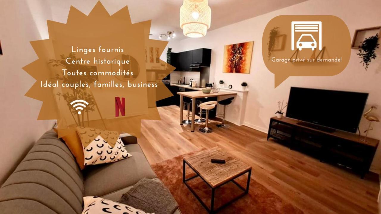Le Saint Jean , Centre Historique, Wifi, Tout Equipe, Ideal Famille, Business, Ou Simple Escapade นีออร์ ภายนอก รูปภาพ